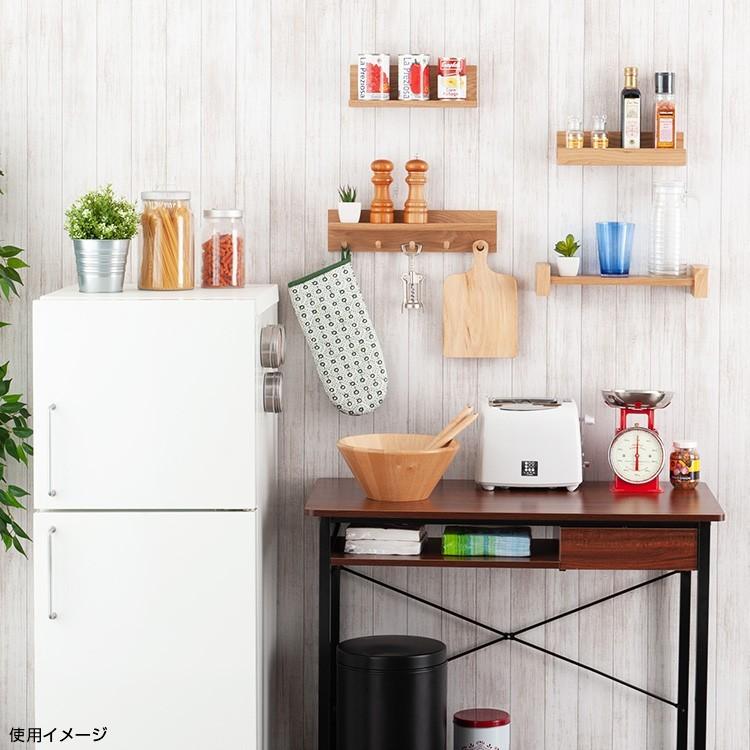 6個入り】DOSHISHA 壁掛け飾り棚 NKB-L30NA ナチュラル