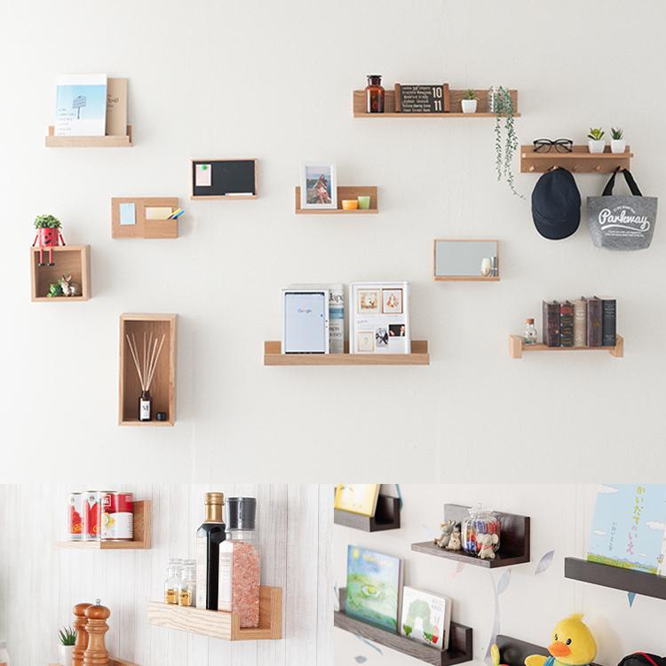 DOSHISHA（ドウシシャ） 【6個セット】ウォールシェルフ 賃貸 取り付け