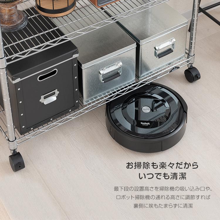 Luminous スチールラック ラック 頑丈 幅120 5段 収納棚 シェルフ