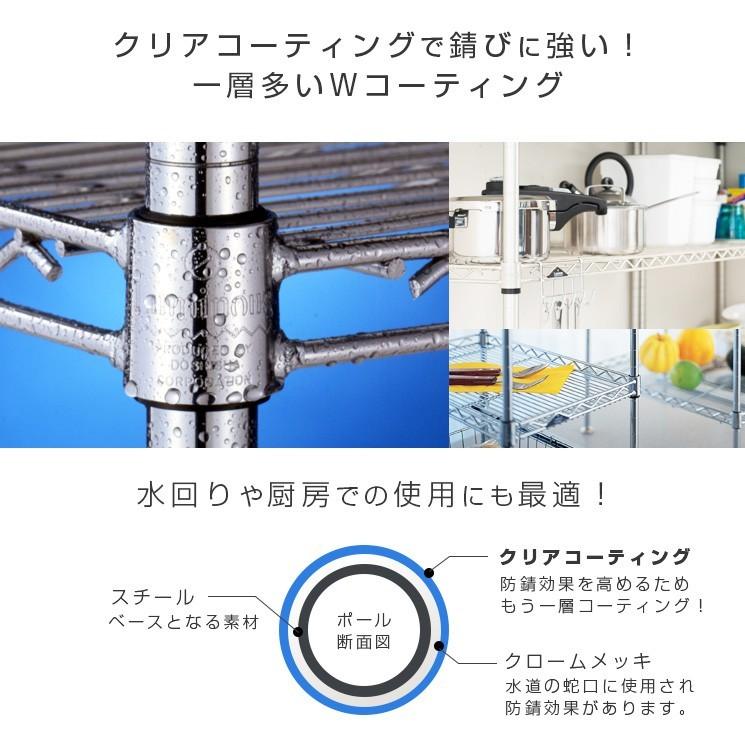 Luminous スチールラック 収納棚 頑丈 業務用 幅120 4段 天地 ラック