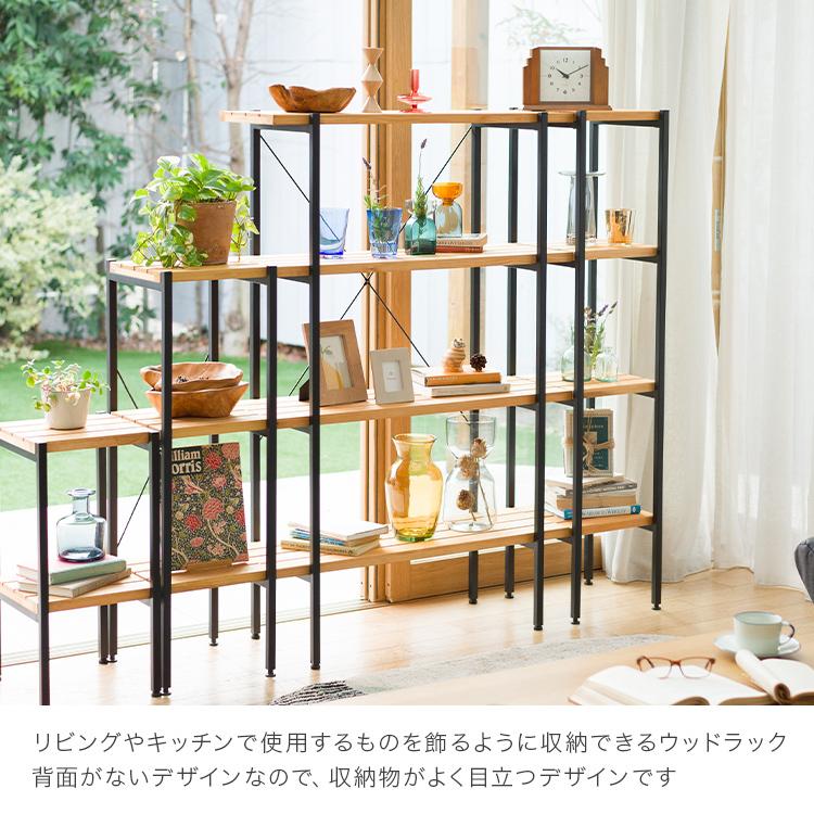 リビングにグリーンを置きたくなるウッドシェルフ 木製ラック 3段 ナチュラル リビング収納 幅30 奥行34 5 高さ101 5cm 観葉植物 北欧 ヴィンテージ Ap Or3010 3 ラックとインテリア通販 An Non 通販 Paypayモール