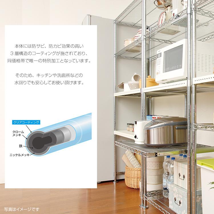 メタル ルミナスシリーズ スチールラック キャスター付き　スライド棚板　軽量版 楽天市場】ルミナス 公式 パーツ 部品 スライド ワイヤー