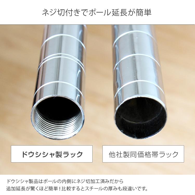 ドウシシャ(Doshisha) メタルラック 防サビ 幅59.5×奥行34.5×高さ155cm キャスター・固定脚付属 エコノミーシリーズ 5段 ルミナスパーツ互換品 wyw801m Amazon｜【セット買い】ドウシシャ(Doshisha) メタルラック 防サビ