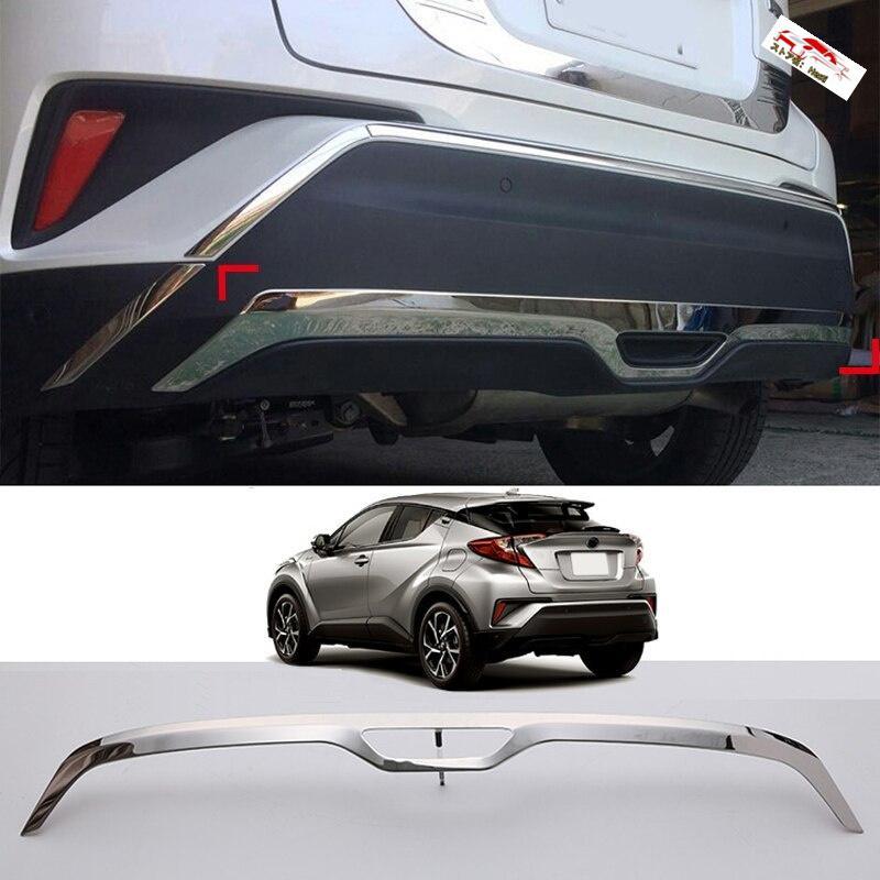 トヨタ CHR CHR 2016 2017 2018 2019 リア バンパー ボトム ガード プロテクター 保護 プレート カバー トリム