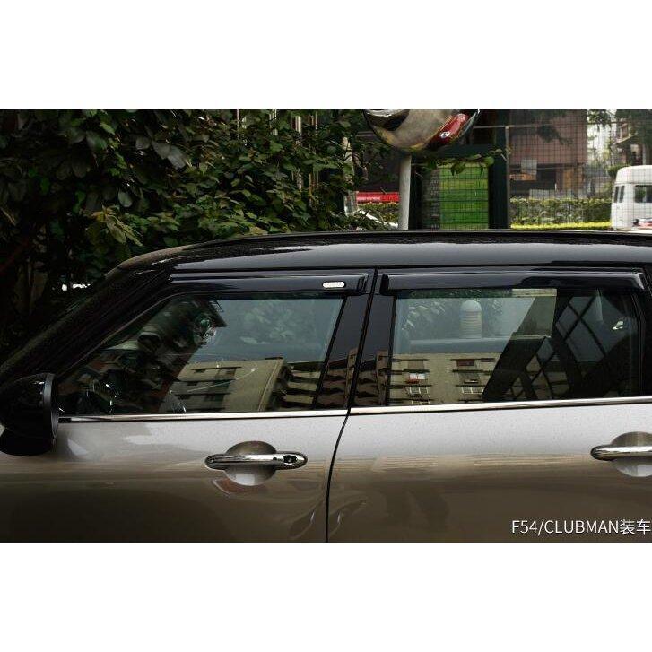 安いクリアランス 新品 BMW mini ミニ R60 F54 F55 F60 専用 ドアバイザー　ロゴ付き 4ｐセット　品質保証 FM