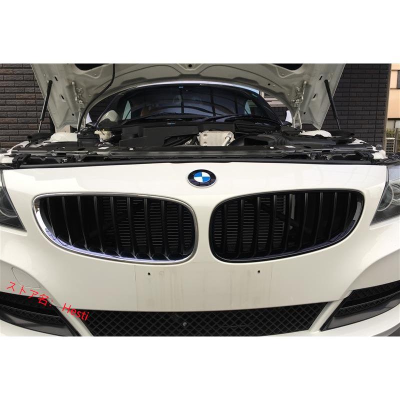 直売所店舗 8 BMW E85/E86 Z4用リアルカーボン キドニーグリルセット/ロードスター/Z4Mクーペ/ラジエターグリル/カーボングリル/クロスカーボン/