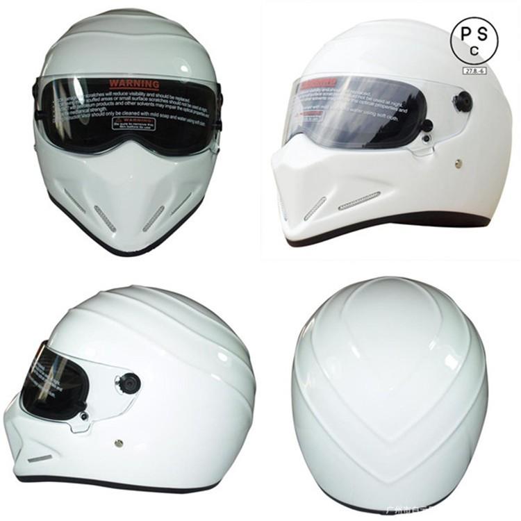 E-FORCE 007 ホワイト フルフェイスヘルメット バイクヘルメット ヘルメット カーボン フルフェイス より硬い 高級