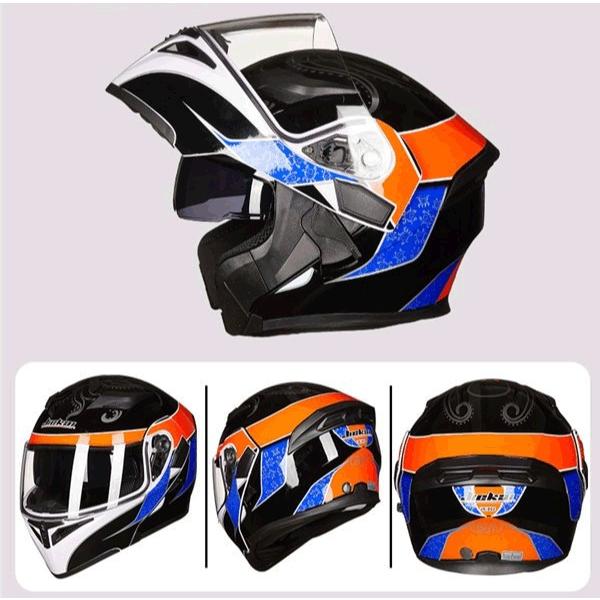 バイクヘルメット ブルートゥース付き フリップアップ システム