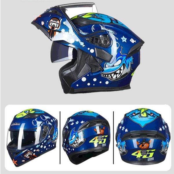 バイクヘルメット ブルートゥース付き フリップアップ システム