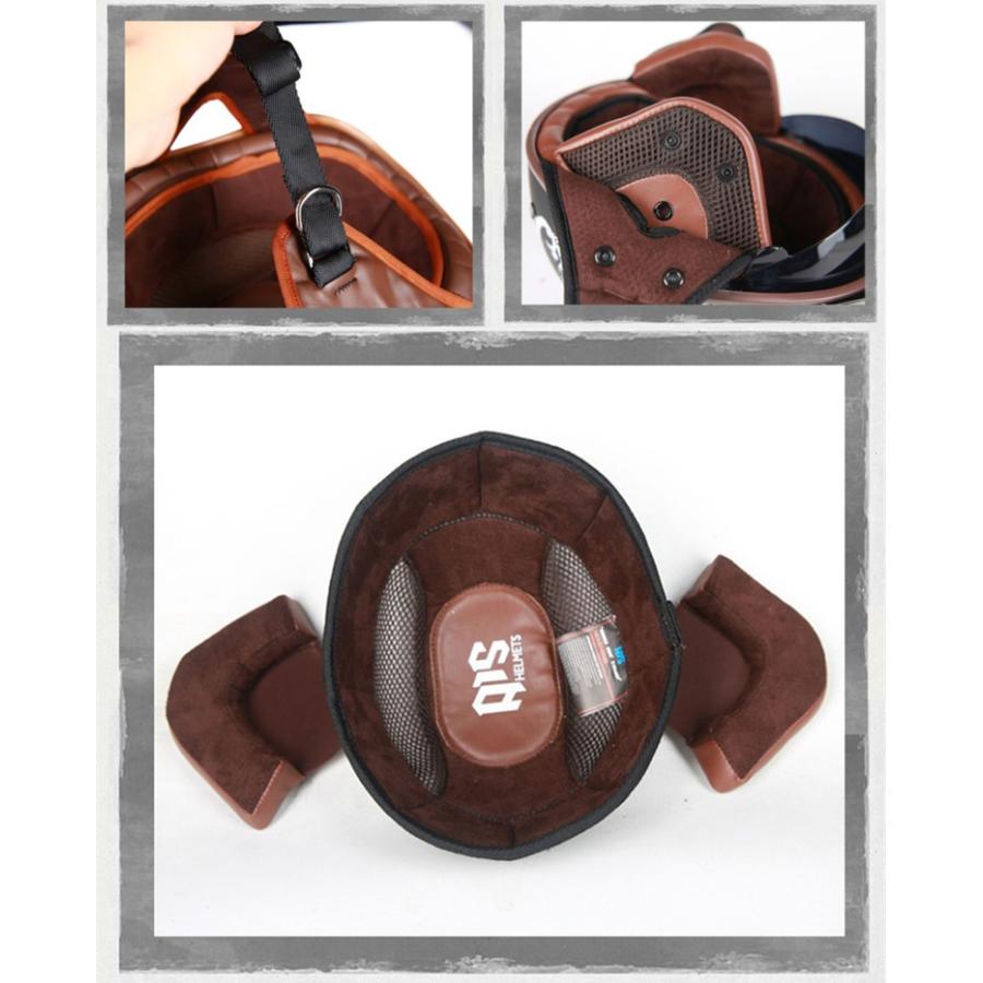 バイクヘルメット 半キャップ ヘルメット 半帽 ハーフ ジェット