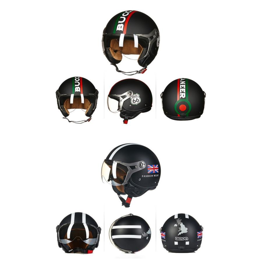 バイクヘルメット ヘルメット ジェット 3/4 ハーレー レトロ オシャレ
