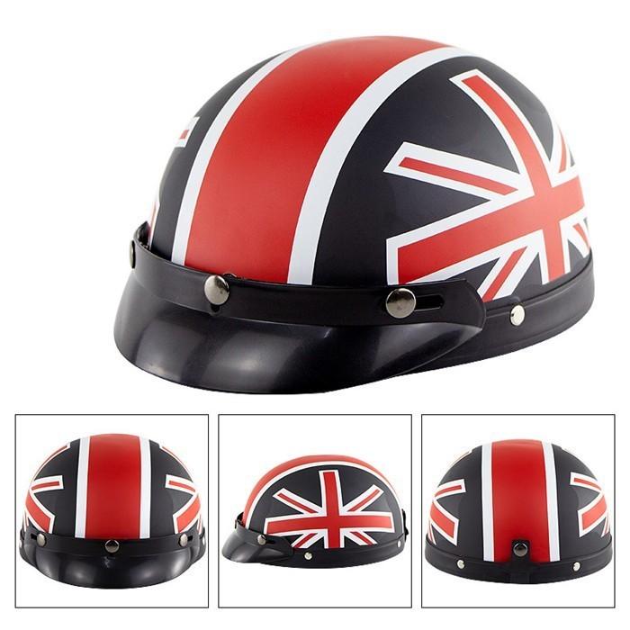 ヘルメット 半キャップ 半帽 ハーフ ハーレー 男女 自転車にも 多色