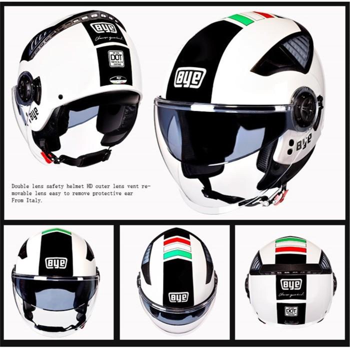 バイクヘルメット ヘルメット ジェット ダブルシールド 3/4 ハーレー