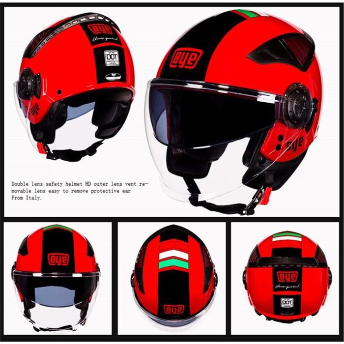 バイクヘルメット ヘルメット ジェット ダブルシールド 3/4 ハーレー