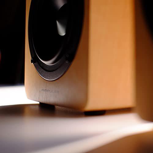 AIRPULSE エアパルス A80 PINEWOOD (ペア) アクティブスピーカー ハイレゾ対応 Bluetooth対応 《国内正規品》の画像