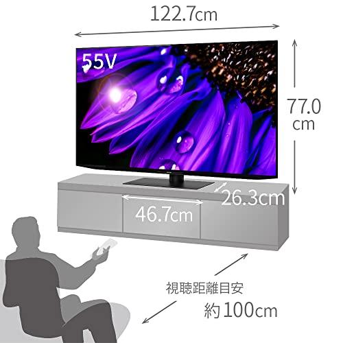 シャープ 55V型 有機EL テレビ AQUOS OLED 4T-C55EQ1 4K チューナー内蔵 Google TV (2022年モデル)｜ana-den｜02