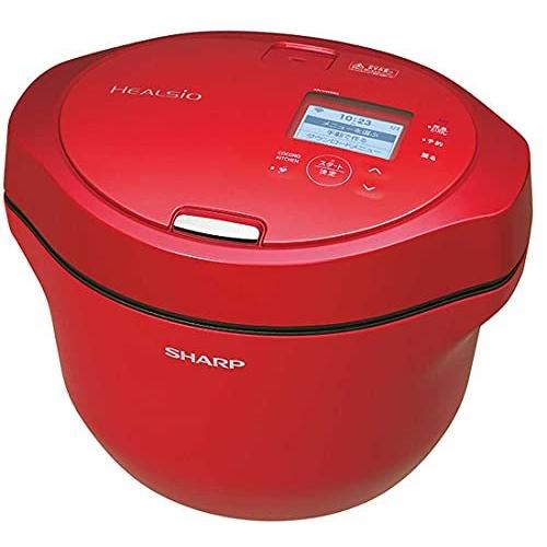 シャープ 水なし自動調理鍋 2.4L レッド系SHARP ヘルシオホット シャープ 水なし自動調理鍋 2.4L レッド系SHARP ヘルシオホット