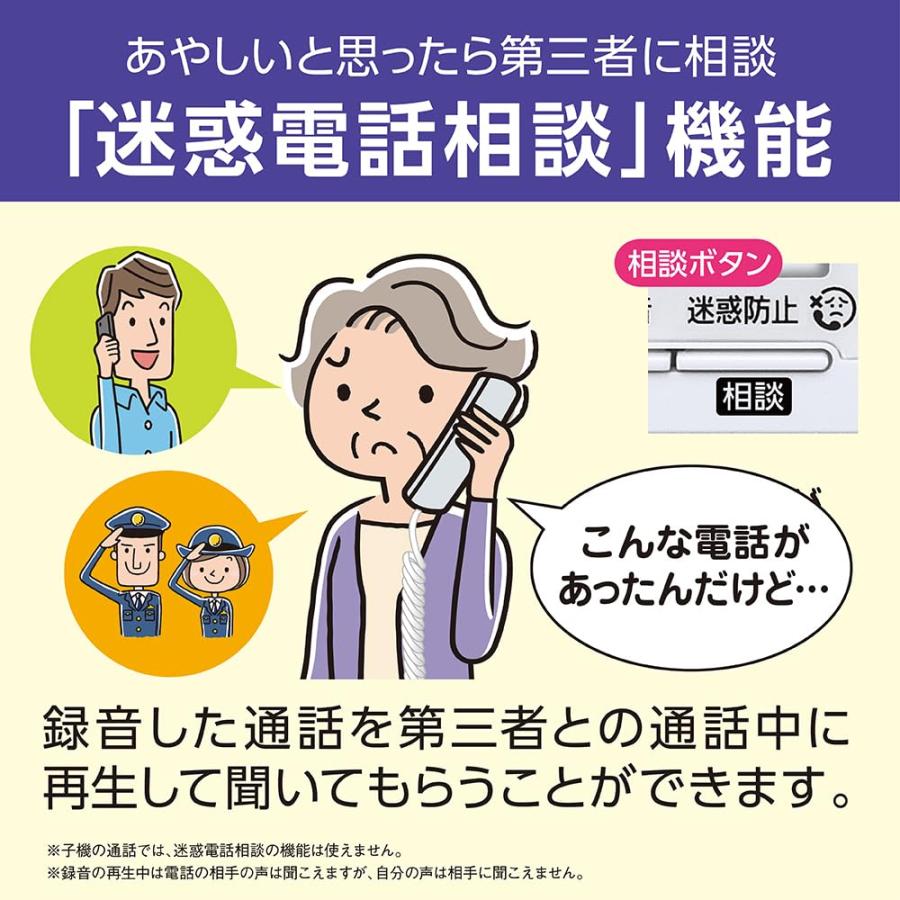 パナソニック デジタルコードレス普通紙ファクス(子機2台付き) 迷惑 
