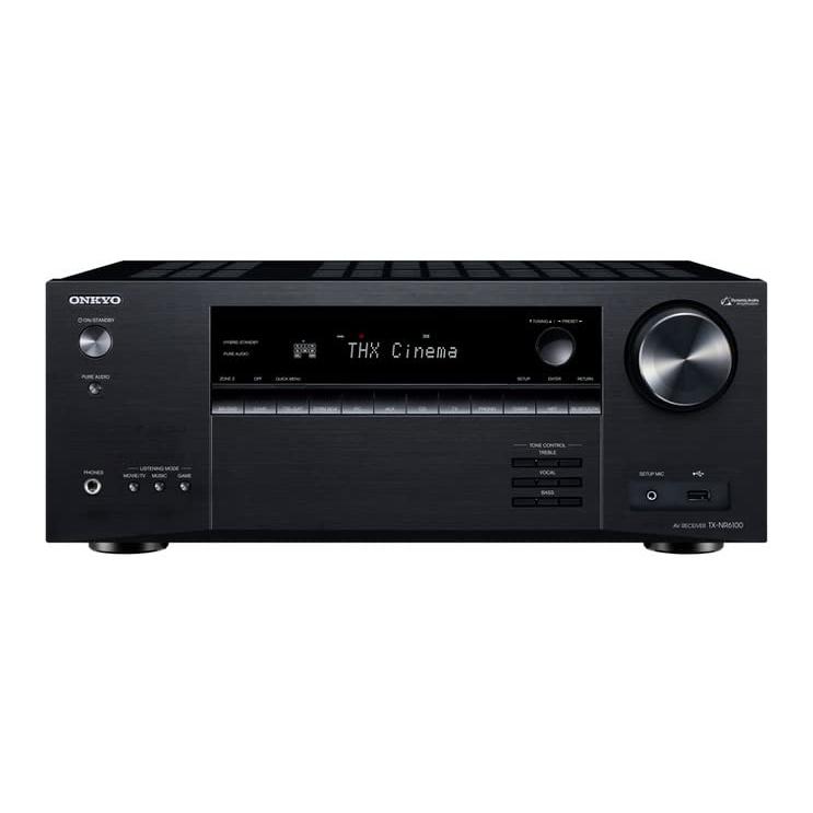 ONKYO TX-NR6100 ブラック 7.2-Channel THX Certified AV Receiver 