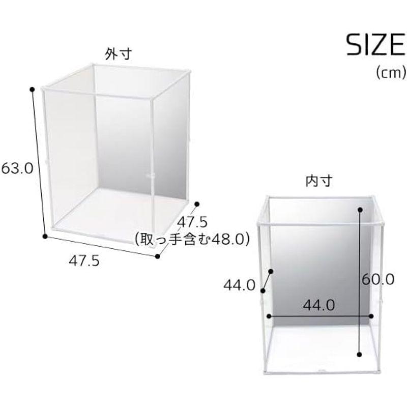 UVカット Fcase Fケース アクリル コレクションケース 特大 ・ LEDなしタイプ (背面ミラー) フィギュアケース Fcase Fケース アクリル コレクションケース 特大 LEDなしタイプ 背面ミラー フィギュアケース kg cm