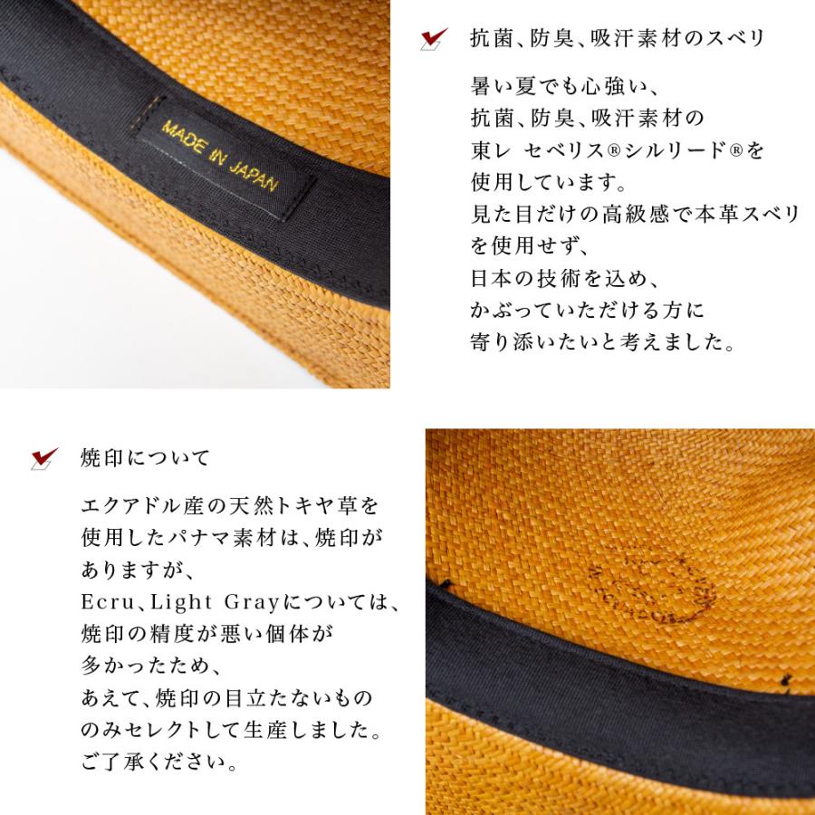 日本製 つば広パナマハット エクアドル産 天然トキヤ草 大きい 日本製 つば広パナマハット エクアドル産 天然トキヤ草 大きい