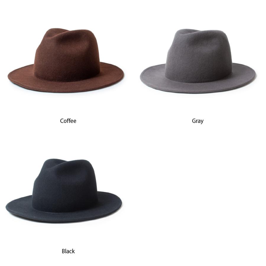 アナグラム ANAGRAM 日本製 つば広 中折れフェルトハット ワイヤー入り