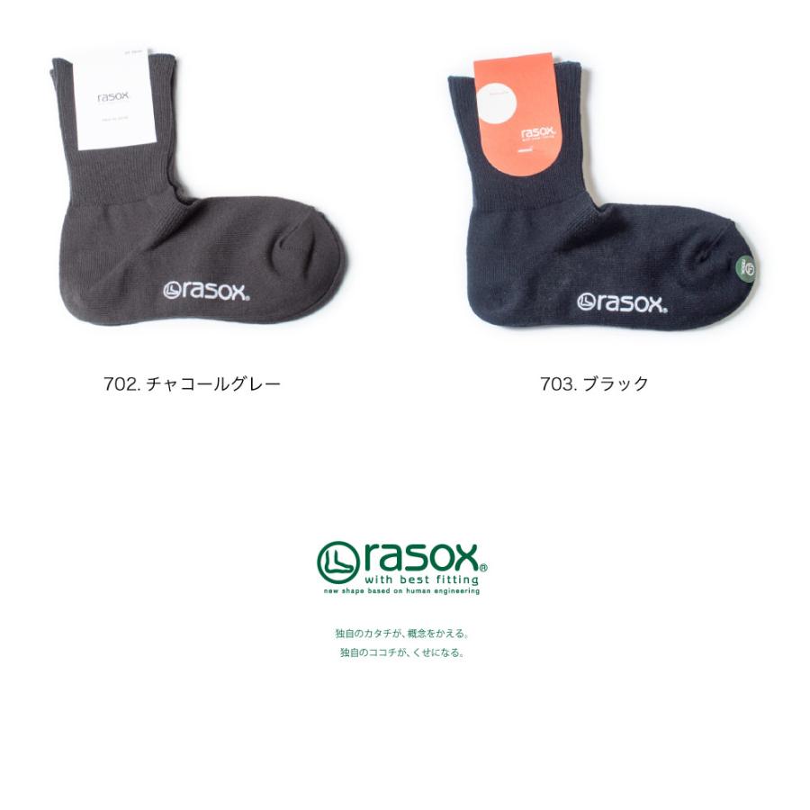 ラソックス rasox 靴下 ソックス ウィメンズ・リブ L字型 レディース ウイメンズ 女性用 日本製 CA190LC10｜anagram｜28