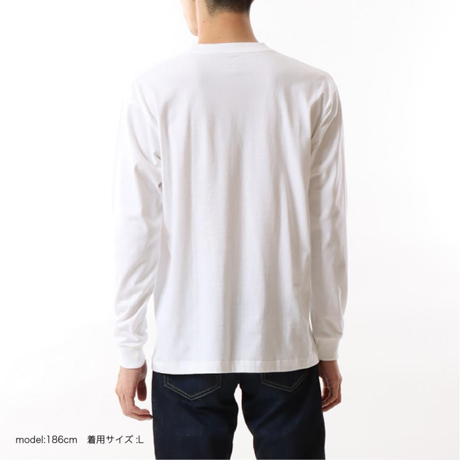 ヘインズ Hanes ポケットTシャツ 長袖 ロンT BEEFY-T ビーフィーT ロングスリーブ 24SS 春夏 ベーシック H5196 メンズ レディース｜anagram｜09