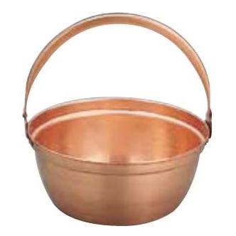 銅 山菜鍋つる付（内側錫引きなし） 36cm : アナハイム 厨房用設備販売