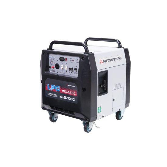三菱重工 ポータブルガス発電機 MEGASEG MGC2200G 付属品完備 三菱重工 ポータブルガス発電機 ガス燃料 MGC2200G-A02 : アナハイム