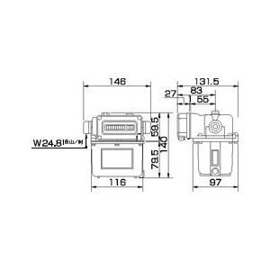 小型灯油メーター 金具無 AT-II Rタイプ : アナハイム 厨房用設備販売 