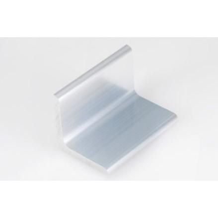 アルミ 63S(R付)アングル 厚さ 9mm × 辺 75mm　650 mm