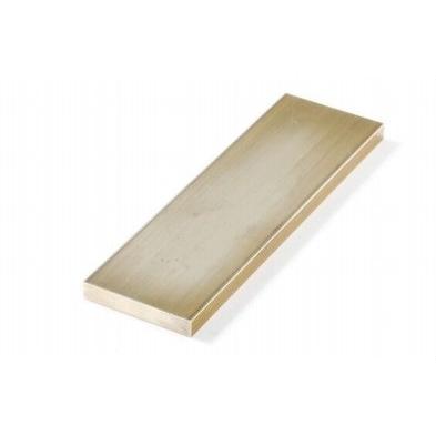 伸銅 カドミレス 真中 平角棒 (引抜) 厚さ 20mm × 巾 40mm　900 mm