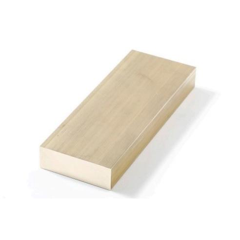 伸銅 カドミレス真中平角棒(押出) 厚さ 25mm × 巾 75mm　700 mm