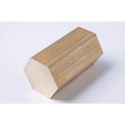 伸銅 快削 真中 六角棒 対辺 65mm　650 mm