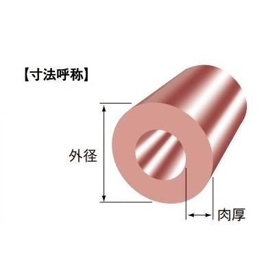 ECO 鉛レス 青銅 丸管 外径 37mm × 肉厚 6.15mm 　750 【DLMQPP】
