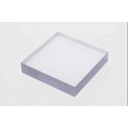 プラスチック PVC（塩ビ） 切板（透明） 板厚 3mm 550mm×550mm - 材料
