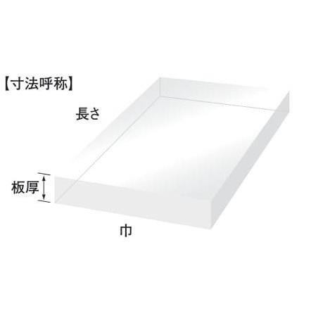 プラスチック PVC（塩ビ） 切板（透明） 板厚 20mm 550mm×700mm-