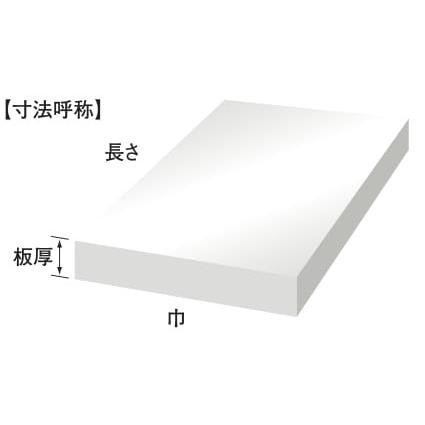 PEEK 切板（白） 板厚 6mm　50mm×100mm 【スムーズ】