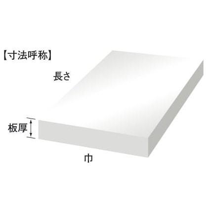 プラスチック　PTFE（フッ素樹脂）　切板（白）　8mm　板厚　100mm×350mm