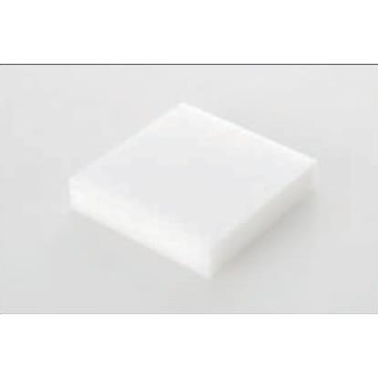 上質で快適 プラスチック POM（ジュラコン） 切板（白） 板厚 25mm　250mm×250mm その他樹脂、プラスチック
