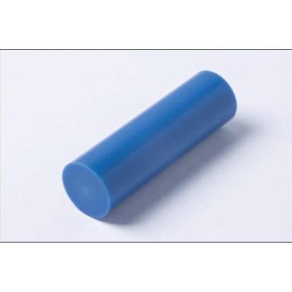 ワンピなど最旬ア！ POM プラスチック  mm 100mm　210 直径 丸棒（青） その他樹脂、プラスチック