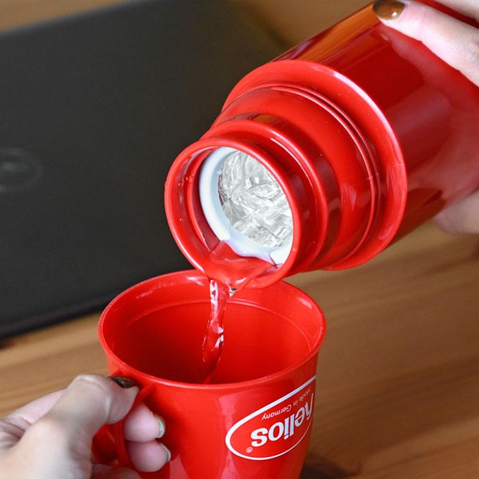 helios ヘリオス 魔法瓶 水筒 エレガンス 750ml 保温 保冷 ポット