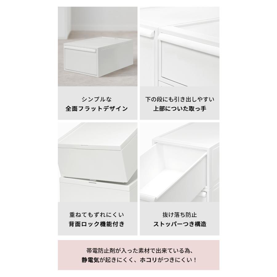 クローゼット　チェスト 奥行が選べる隠しキャスター付きチェスト 深めのクローゼットタイプ