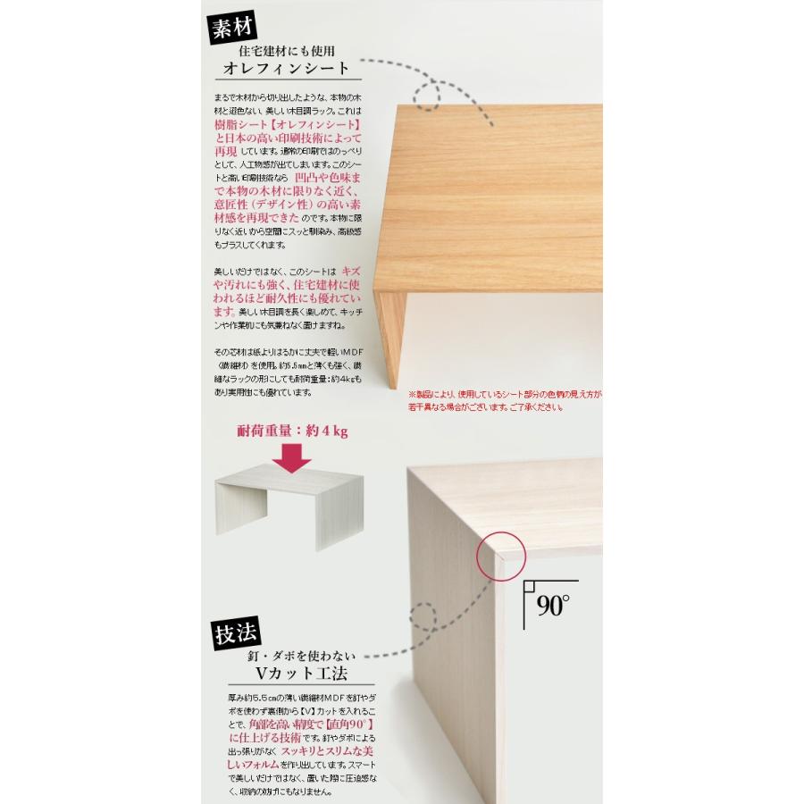 Like-it（ライクイット） PLUS RACK プラスラック 日本製 コの字 収納