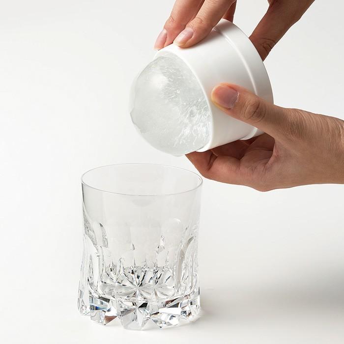 透明な丸氷がつくれる製氷器 2個セット アイスボールメーカー プレミアム｜analostyle｜03