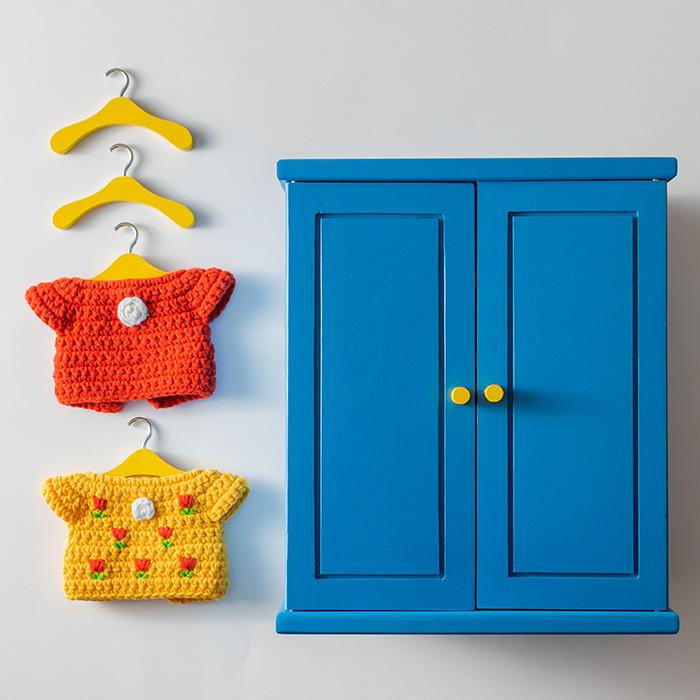 ジャストダッチ ワードローブ ハンガー4つ付属 | ミッフィー miffy