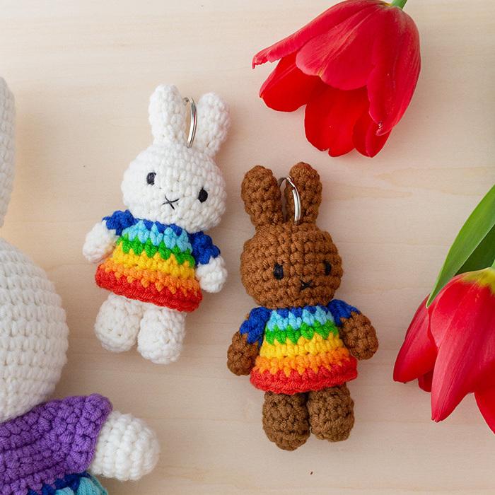 ミッフィー グッズ キーホルダー ぬいぐるみ 編みぐるみ Just Dutch ジャストダッチ キーハンガー おしゃれ 可愛い メラニー Miffy メール便対応可 あなろ インテリア雑貨 通販 Yahoo ショッピング