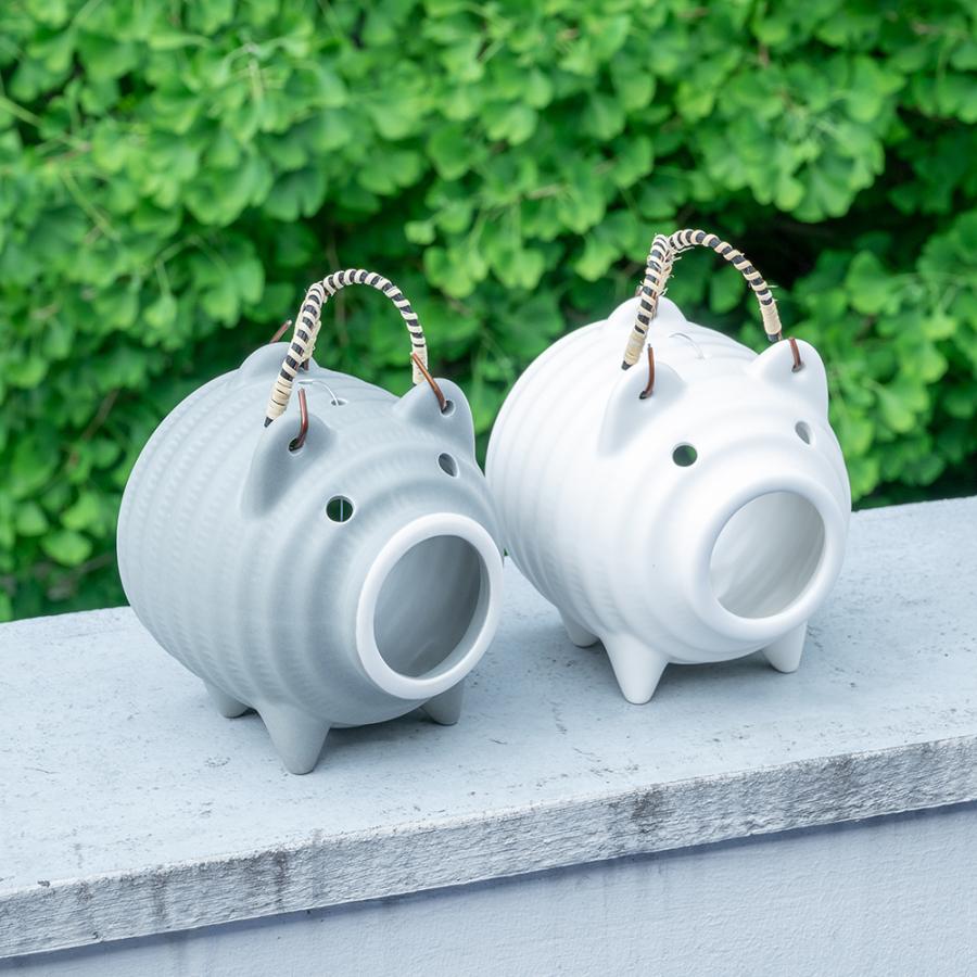 かもしか道具店 【あすつく】蚊遣り 陶器 萬古焼 蚊取り線香入れ