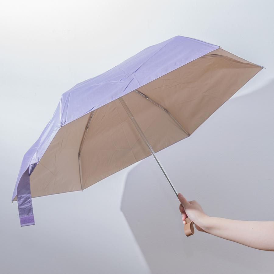 日傘 折りたたみ傘 完全遮光 コンパクト 晴雨兼用 遮光インサイドカラーtiny｜analostyle｜21